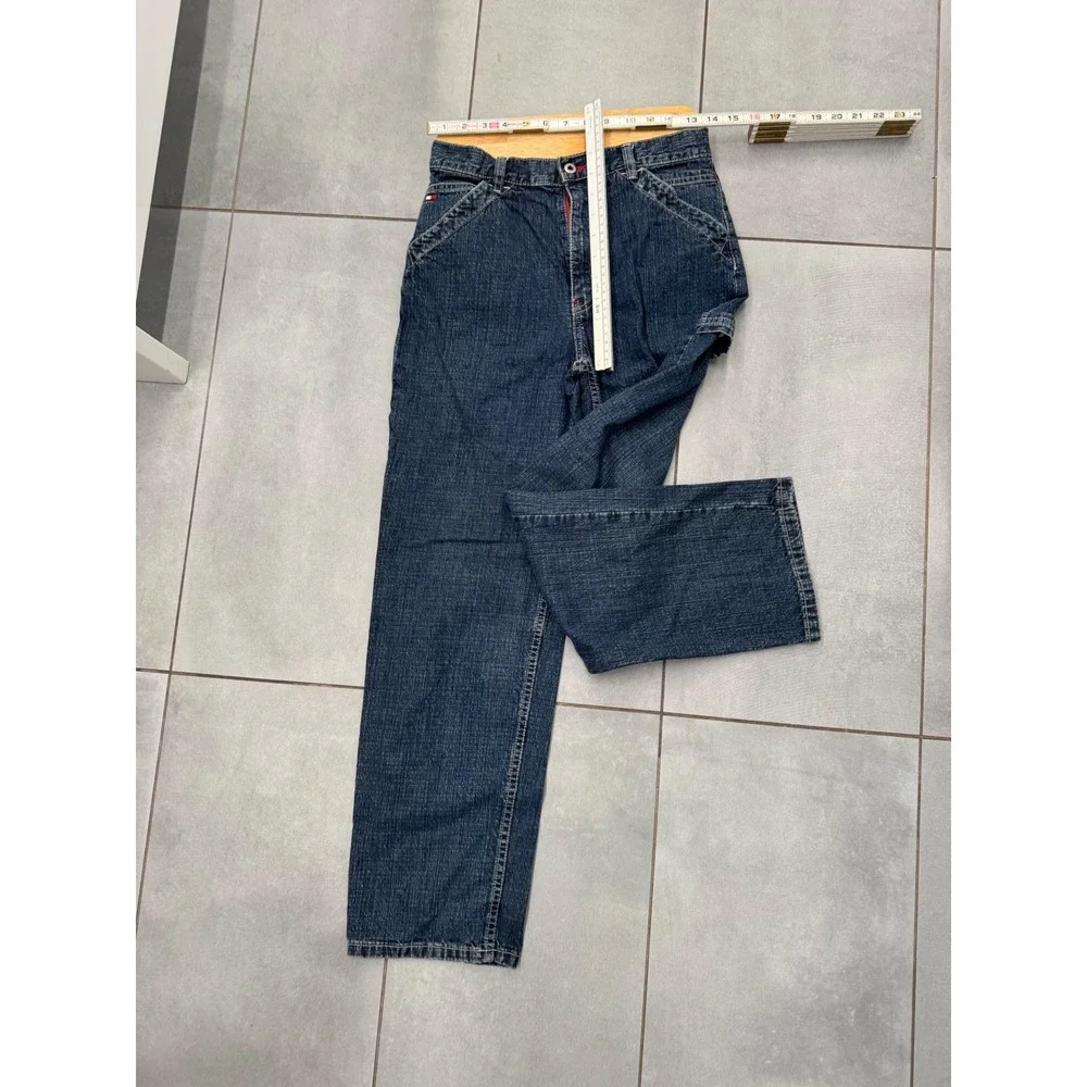 Tommy Hilfiger Jeans Youth 16 Carpenter Y2K Utility Denim Vintage 2003 Blue